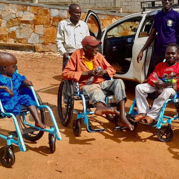 Persons with disabilities receiving support